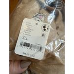 Free People Kaftan Womens One Size Natural Vacation Mode Striped Boho Cover Up Photo 3