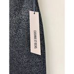 Cushnie et Ochs NWT Metallic Pull On High Rise Fitted Midi Pencil Skirt Black M Photo 2