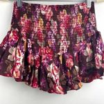 Majorelle Catherine Mini Smocked Skort in Wine Country Small Photo 7