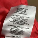 Ellen Tracy  size medium pullover hi low tunic hibiscus coral roll tab sleeves Photo 7