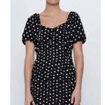 ZARA  Black and White Polkadot minidress Photo 1