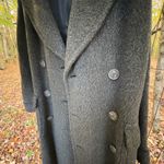 Vtg 50s Alpacuna Wool Coat Women's M Gray Double Breasted ILGWU Union Made USA Size M Photo 1
