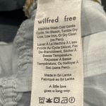 Wilfred Free  Skirt Women's 8 Denim Jean Mini Blue Stretch Pockets Photo 2