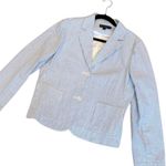 Boden USA Boden Seersucker Blazer Striped Blue White US 10 Photo 0