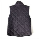 Wishlist Blue Quilted Corduroy Zip Front Vest Satin Lined Pockets Outdoor Size M Photo 4