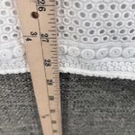 J.Jill  Womens Tunic Blouse Size XL‎ White Crochet Fully Lined Soft Coastal Boho Photo 10