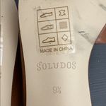 Soludos  Anthropologie Milan Mule Leather Block Heel Slide Sandals Camel Size 9.5 Photo 11