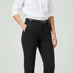 Calvin Klein  Women’s Dress Pants Ankle Regular Fit Office Black Size 14 Photo 0