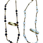 Kate Spade Statement Necklace Bracelet Bangle Lot Cut to the Chase Idiom Gold Photo 0