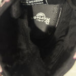 Dr. Martens Doc Martens Page Meadow Canvas Boots Black Pink Floral Flower Women's Size US 5 Photo 7