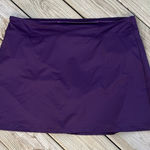 Lands' End  Women's Dark Purple Active Mini Skirt Size 18L. NEW Photo 0