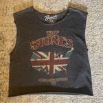 Rolling Stones 1981 Tour Tank Top Small Bravado Distressed Rock Graphic Tee Black Photo 1