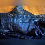 M&S Autograph Mixed Suede and Leather Black Mini Skirt, Size 8 Photo 5