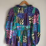 Anthropologie Geisha Designs for   Long-Sleeve Printed Maxi Dress Large Photo 10