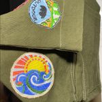 Free people Women's Natural Been There Badge Tote Bag Green Photo 10