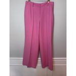 Lafayette 148  Women's Pink Sullivan Pleated Wide-Leg Wool Silk Pants Size 10 NEW Photo 2