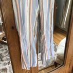 REWASH  Los Angeles Multi Striped HR Wide Leg Pants sz medium Photo 2
