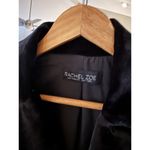 Rachel Zoe  Black Velvet Double Breasted Jacket Small Photo 4