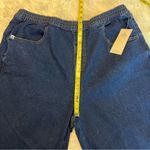 Silvertâs Open Back Adaptive Wheelchair Pull On Denim Jeans Pants Womenâs Sz XL Photo 12