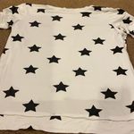 Terez  White Long Sleeve with Black Star Shirt Photo 6