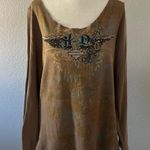 Harley Davidson Harley-Davidson Neutral Brown Fall Bedazzled Long Sleeve Burnett El Paso, Texas Photo 0