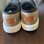 Hey Dude New  Cody Craft Black/Tan Linen Sneakers Womens 12 Photo 4