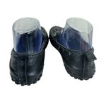 KURU Black Leather Eyelet Slip On Lightweight Comfort Loafers Women's Size 36 6 Photo 2