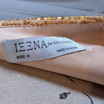 IEENA for Mac Duggal Gold Sequin One Shoulder Ruched Mini Dress Size 8 Photo 4