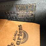 Dr. Martens Leather Platform Tassel Loafers Black Smooth Unisex Size 8W-7M Photo 6