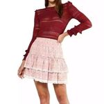 MISA Los Angeles Nilu Top & Banu Skirt Coral Womens Size XS Photo 12