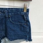 BDG Women’s Shorts Blue Jean Denim Cheeky High Rise Troy Frayed Size 25 Photo 8