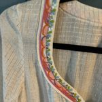 Free People  White Embellished Peplum Blouse | Size Small Photo 1