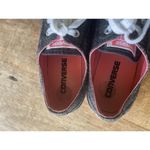 Converse  All Star Low Top Sneakers Black Denim with Pink Interior Women’s Sz 6 Photo 4