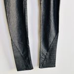Helmut Lang  Women's Striped Leggings – Dark Gray, Sleek Minimalist, Size P Photo 3