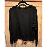 Cynthia Rowley  Sequin Spooky Pullover Halloween Top Size Large NWT Black Orange Photo 3