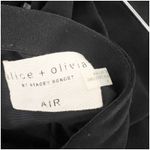 Alice + Olivia Air Maxi Skirt Size 8 Black Front Slit Minimalist Gothic Photo 5