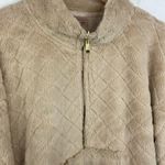 No Boundaries  Faux Fur Pullover Sweatshirt Long Sleeve 1/2 zipper XXL Photo 3