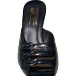 Donald Pliner Black Kogi Gator Leather Shoe New Sandal 3 Strap Buckle NWT $295 Size 6.5 Photo 2