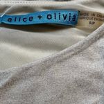 Alice + Olivia Cream Peplum Top Photo 6