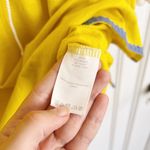 Boden • Kasia Jersey Tunic mini dress cover up yellow blue pompoms beach Size 8 Photo 7