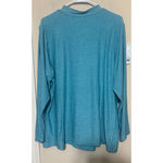 Torrid  Performance shirt 1/4 Zip Active Pullover 3X teal green long sleeve Photo 3
