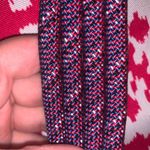 KAVU Hot Pink White Ikat Geometric Patterned Rope Sling Bag Backpack Travel Photo 8