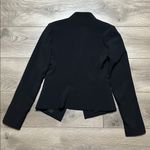 Theory Lanai Classic Open-Front Black Blazer Suit Jacket Wool Blend Size 0 Photo 7