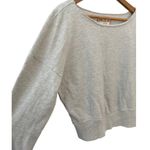 Anthropologie  Maeve Ligonier Terry Sweatshirt Light Gray Size Large Photo 8
