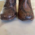 Free People Marietta Snake Heeled Ankle Booties Size 37 Photo 4