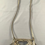 Betsey Johnson  Gold Heart Purse Crossbody Photo 0