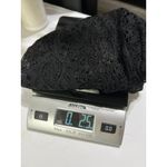 Forever 21 Black Sheer Lace Top Medium Gothic Romantic Scalloped Hem Night-Out Layering Photo 10