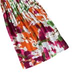 Sunny Leigh Like New  Pleated Bell Sleeve Top Floral Size Large Photo 5