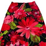 Myo Vintage 90s Maxi Skirt Liquid Knit Glitter Floral WhimsiGoth Grunge Size L Black Size L Photo 1