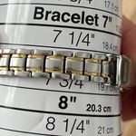 Citizen Eco-Drive Solar Ladies Watch Two Tone Bracelet White Dial Date Window Photo 11